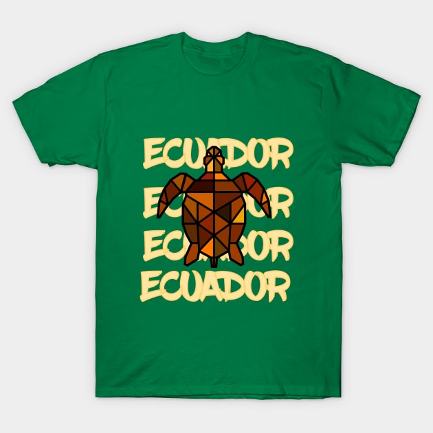 Tortuga Marina Ecuador T-Shirt by leeloolook